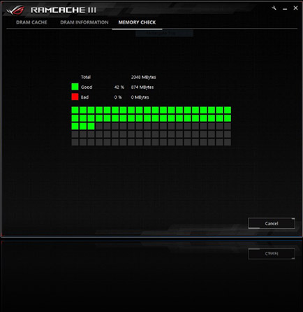 UI of RAMCache III